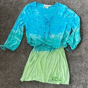 3/4 sleeve Summer Beach Dress